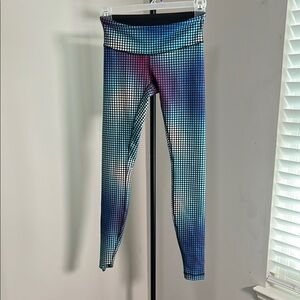 lululemon athletica Blue and Purple Swim Leggings